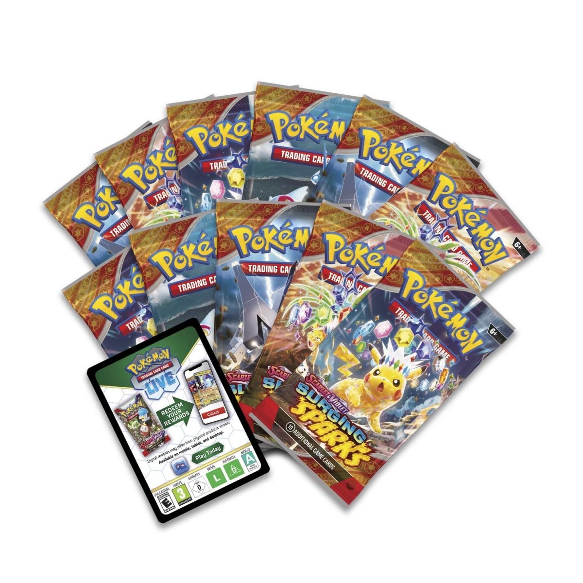 Scarlet & Violet-Surging Sparks Center Elite Trainer Box
